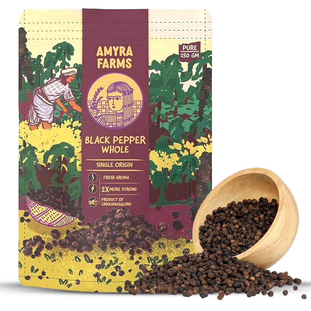 Royal Black Peppercorns