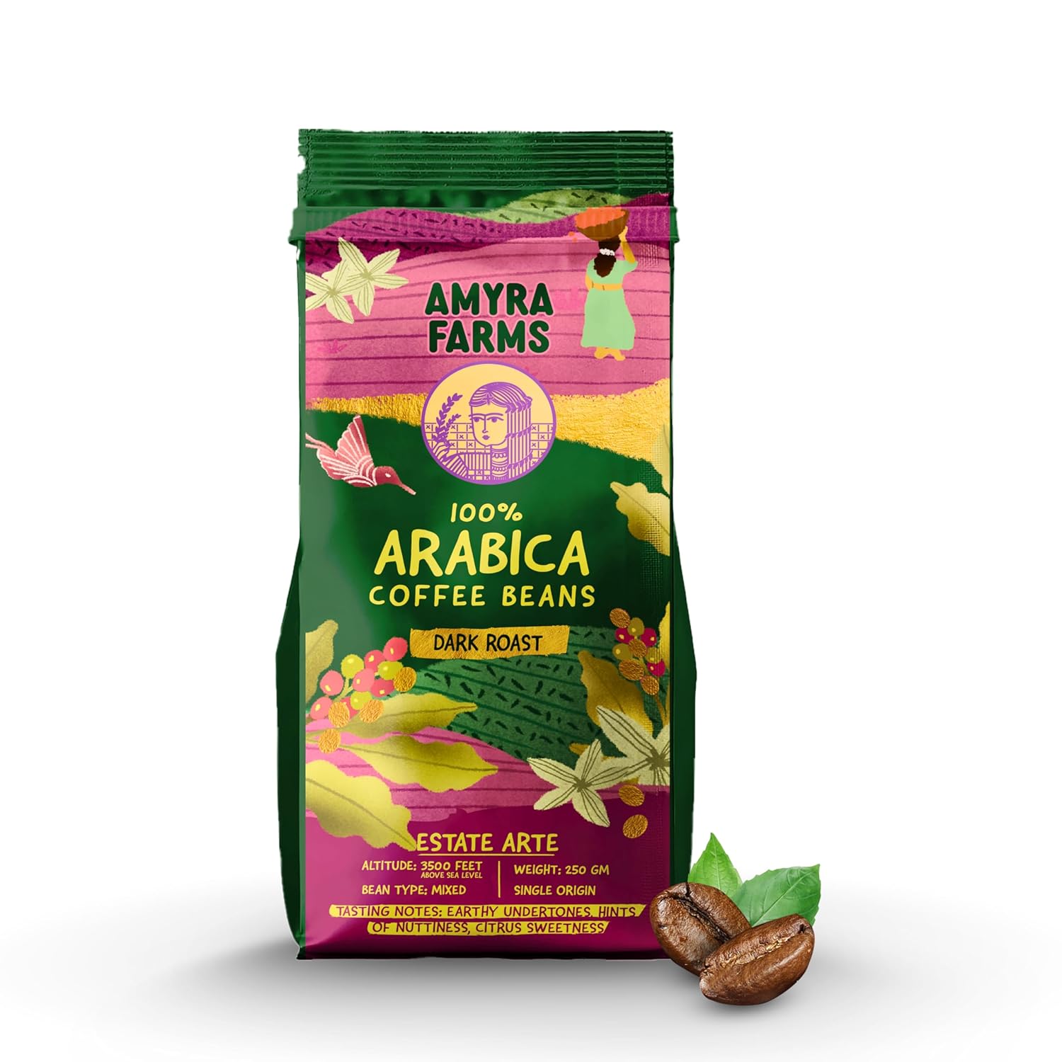 Arabica Coffee Beans - Dark Roast